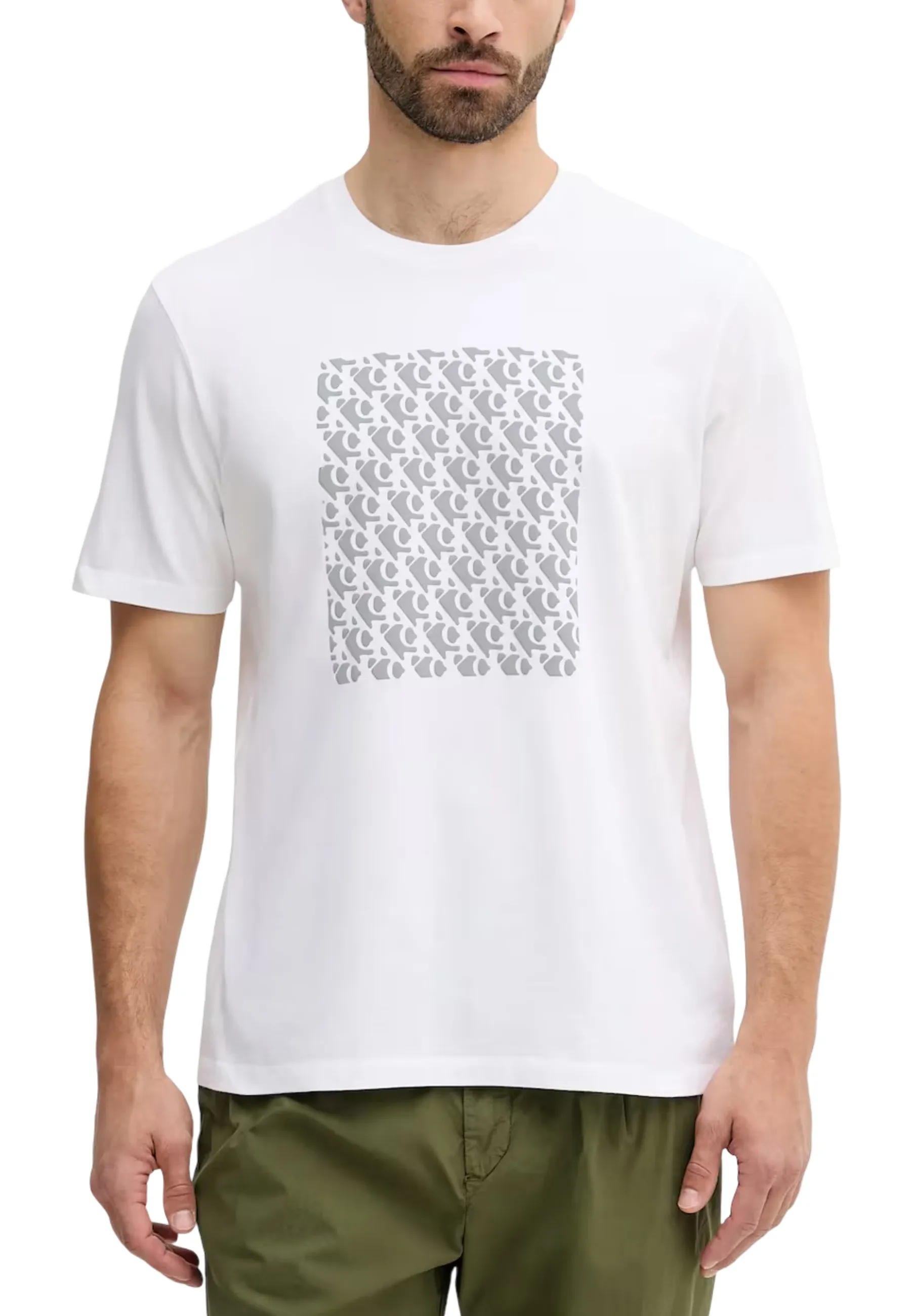 Herren T-Shirt Weiß 487837