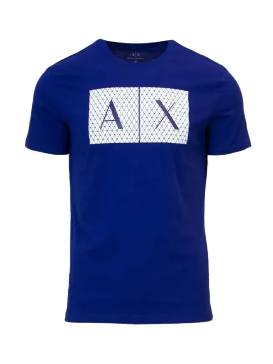 Armani Exchange Herren T-Shirt Blau | online kaufen