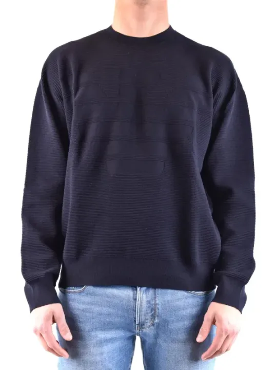 Emporio Armani Herren Pullover Blau | online kaufen