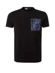 Karl Lagerfeld Herren T-Shirt Schwarz | online kaufen