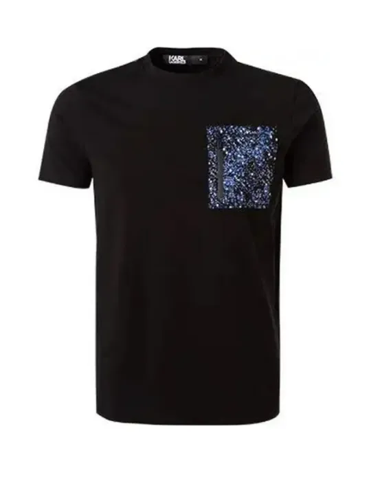 Karl Lagerfeld Herren T-Shirt Schwarz | online kaufen