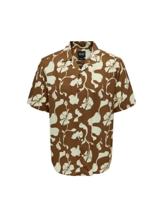 Only & Sons Herren Hemd Braun | online kaufen