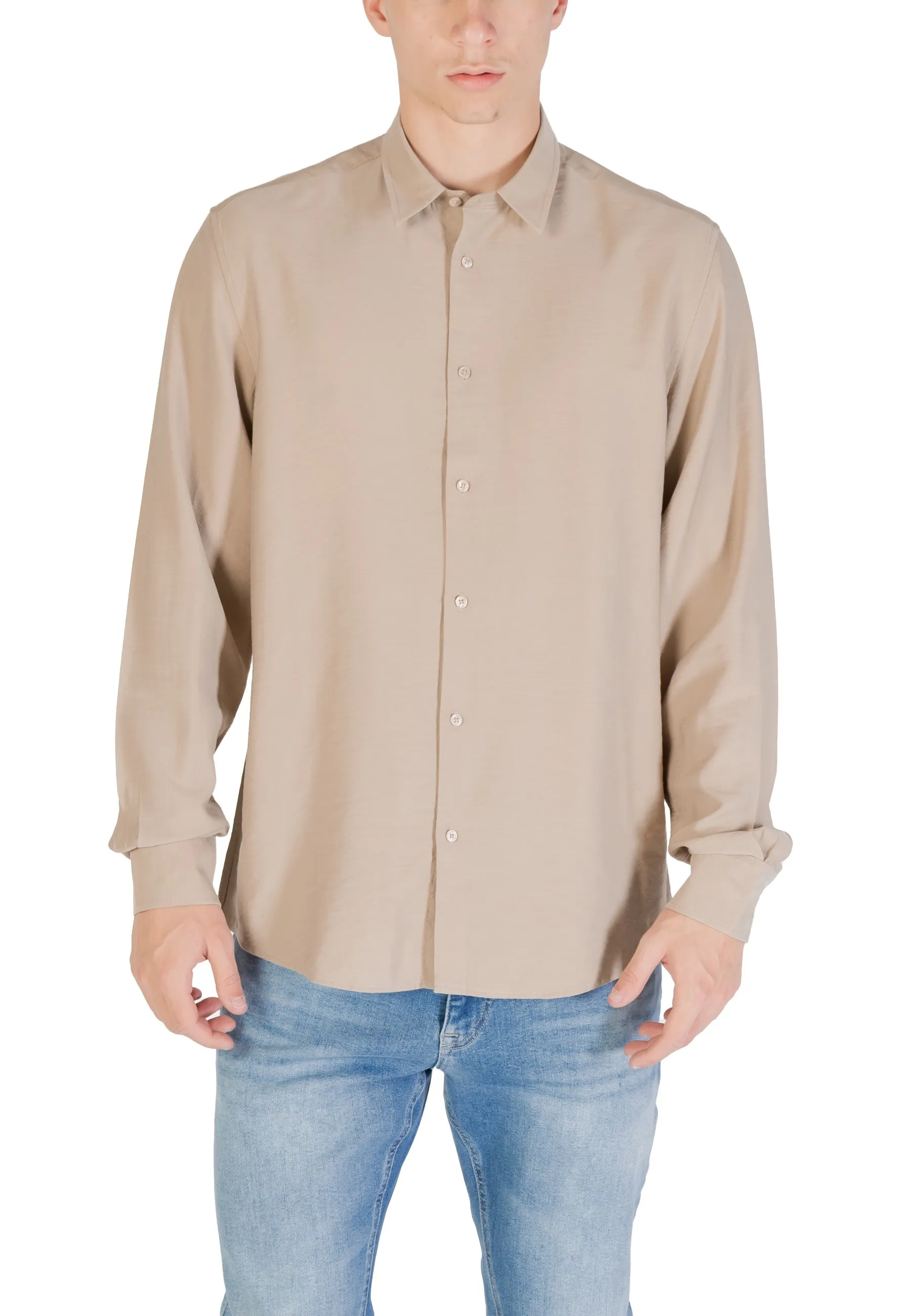 Herren Hemd Beige 487012