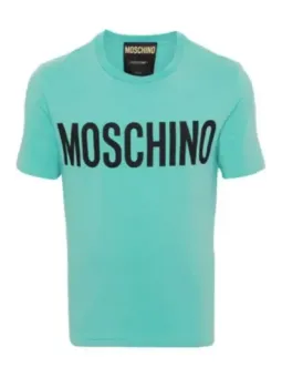 Moschino Herren T-Shirt Azurblau mieten | Flex-Fashion Verleih