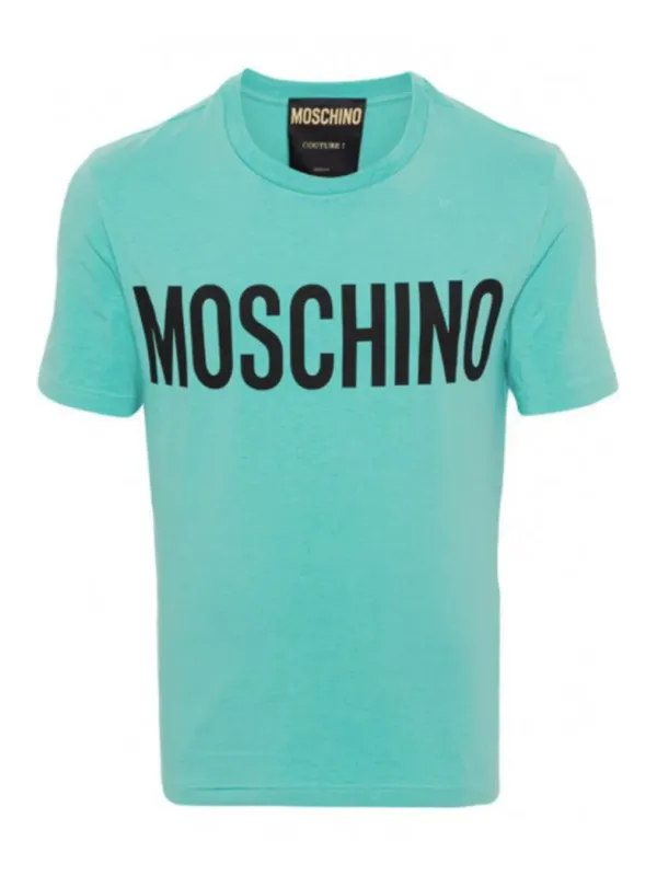 Moschino Herren T-Shirt Azurblau | online kaufen