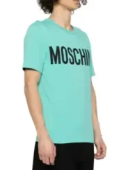 Moschino Herren T-Shirt Azurblau | online kaufen
