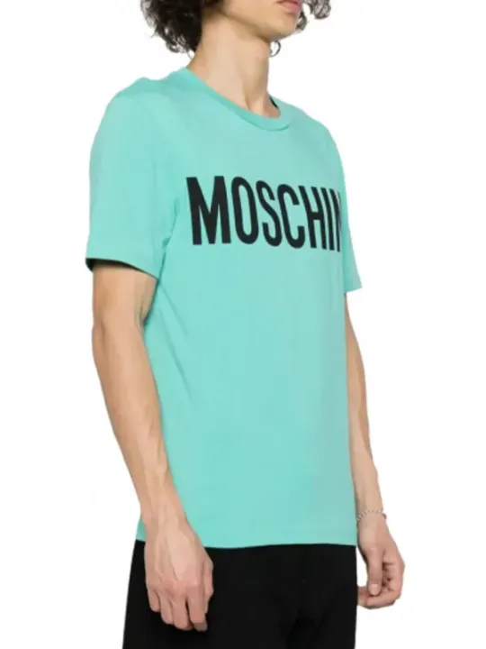 Moschino Herren T-Shirt Azurblau | online kaufen