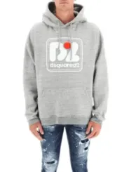 Dsquared Herren Fleece Grau | online kaufen