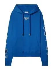 Off-White Herren Fleece Azurblau | online kaufen