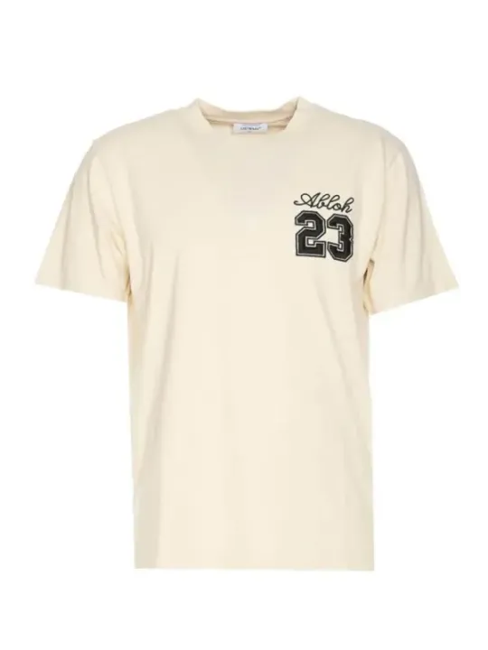 Off-White Herren T-Shirt Beige | online kaufen