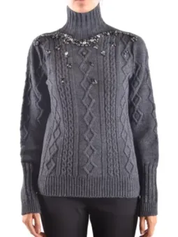 Grau Pinko Pullover mieten - Flex-Fashion Verleih-Shop