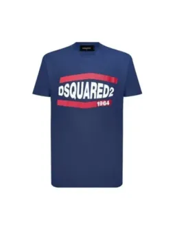 Dsquared Herren T-Shirt Blau mieten – Flex-Fashion Verleih