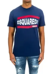 Dsquared Herren T-Shirt Blau | online kaufen