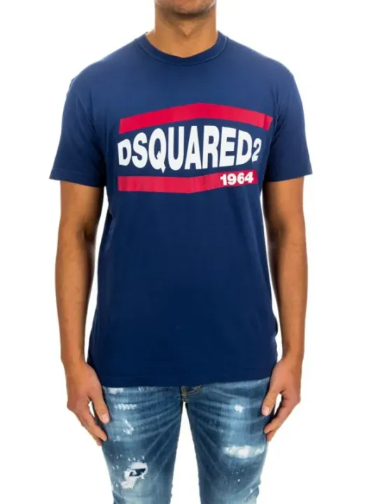 Dsquared Herren T-Shirt Blau | online kaufen