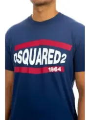 Dsquared Herren T-Shirt Blau | online kaufen