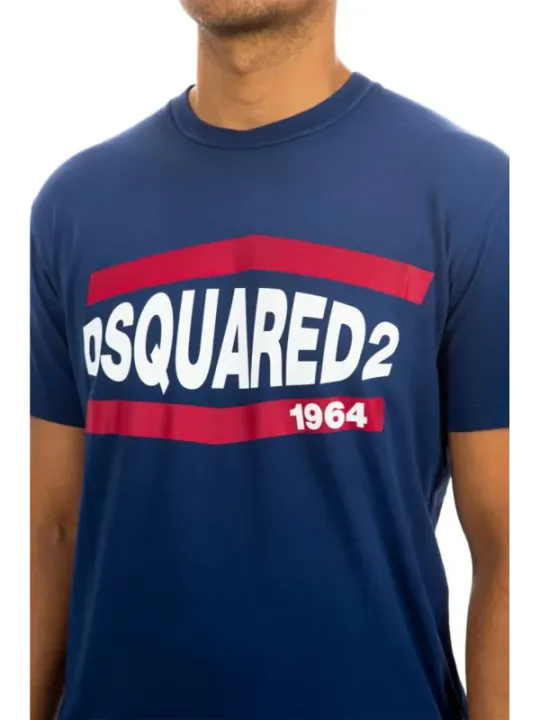 Dsquared Herren T-Shirt Blau | online kaufen