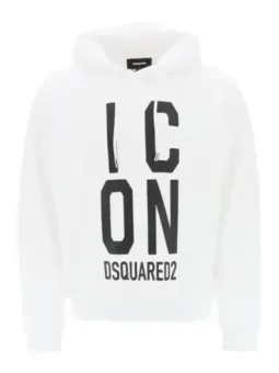 Miete Dsquared Herren Fleece Weiß - Stylisch & Warm im Herbst