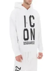 Dsquared Herren Fleece Weiß | online kaufen