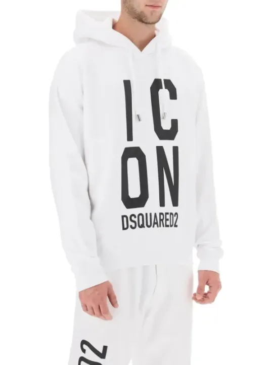 Dsquared Herren Fleece Weiß | online kaufen