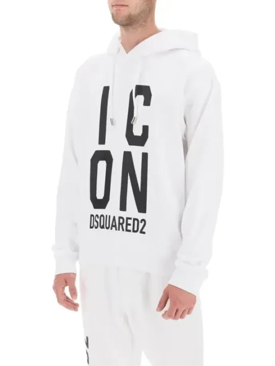 Dsquared Herren Fleece Weiß | online kaufen