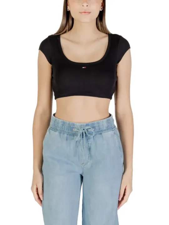 Tommy Hilfiger Jeans Top Schwarz | online kaufen