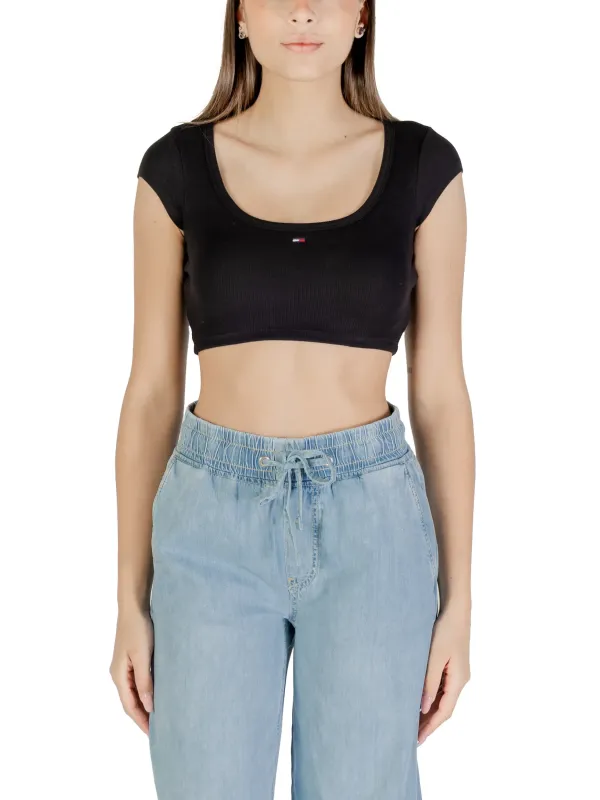 Tommy Hilfiger Jeans Top Schwarz | online kaufen