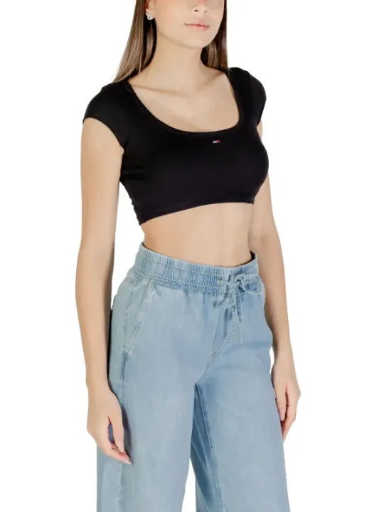 Tommy Hilfiger Jeans Top Schwarz | online kaufen