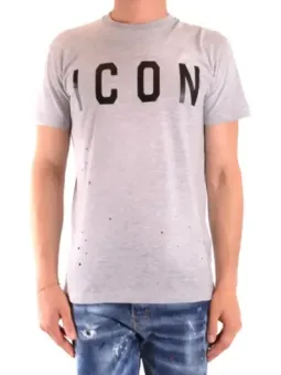 Miete Dsquared2 Herren T-Shirt Grau | Flex-Fashion Verleih