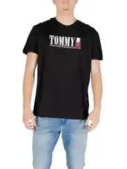 Tommy Hilfiger Jeans Herren T-Shirt Schwarz | online kaufen