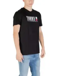 Tommy Hilfiger Jeans Herren T-Shirt Schwarz | online kaufen