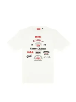 Miete Diesel Herren T-Shirt Weiß | Flex-Fashion Verleih