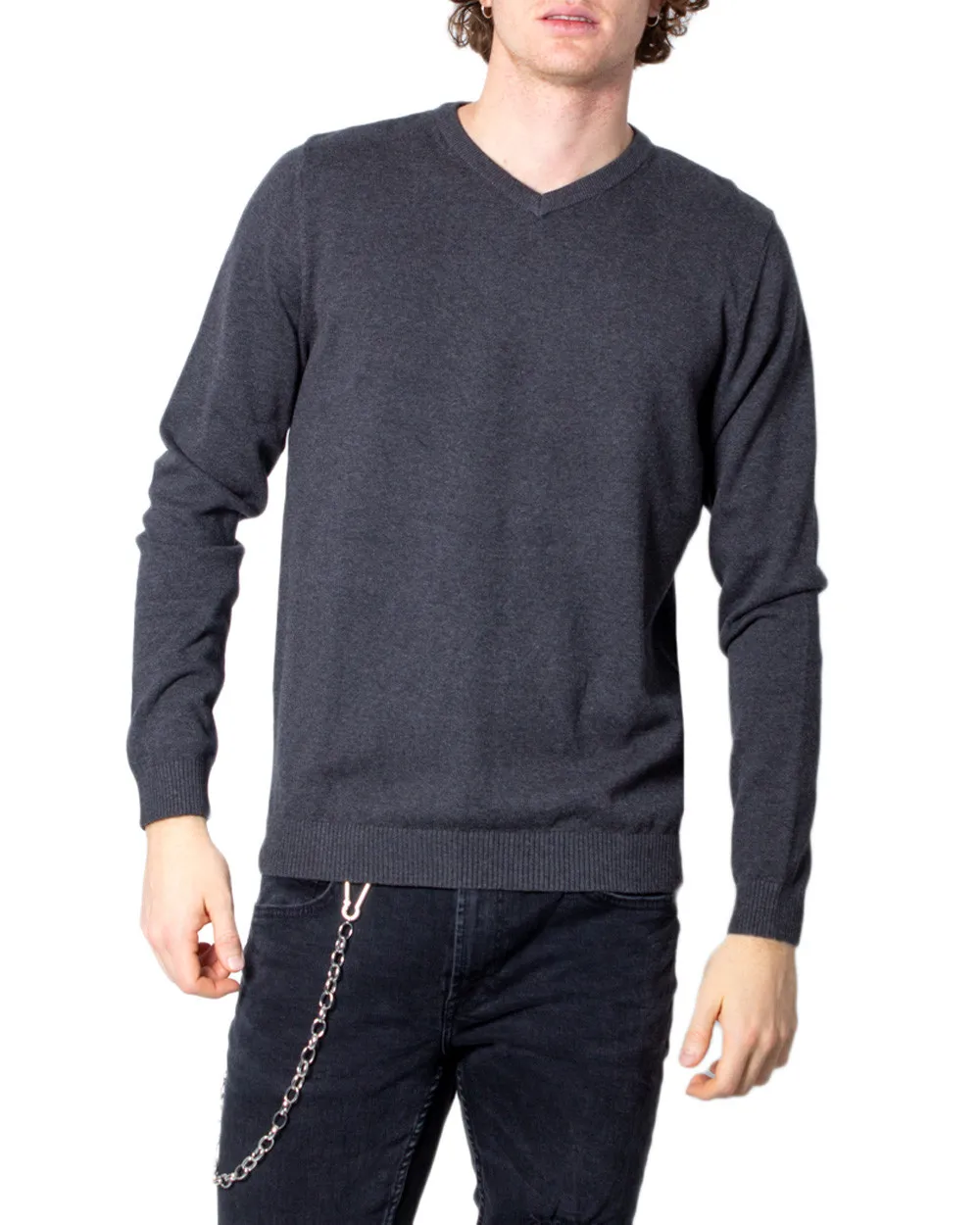 Herren Pullover Grau 483410