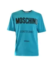 Moschino Herren T-Shirt Azurblau | online kaufen