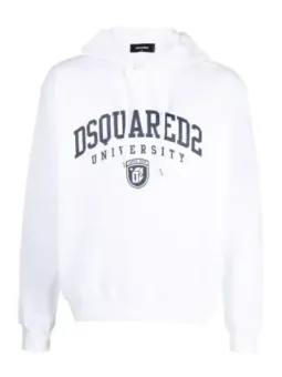 Dsquared Herren Fleece Weiß | online kaufen