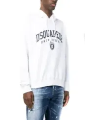 Dsquared Herren Fleece Weiß | online kaufen