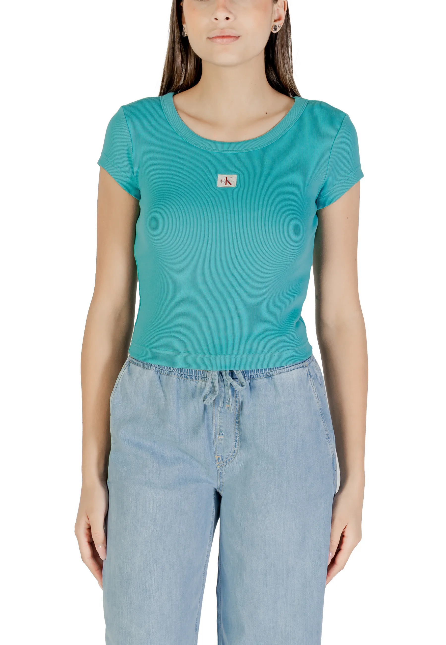 T-Shirt Azurblau 487058