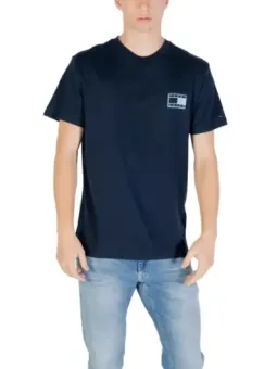 Tommy Hilfiger Herren T-Shirt Blau mieten | Flex-Fashion