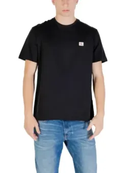 Calvin Klein Herren T-Shirt Schwarz mieten - Flex-Fashion
