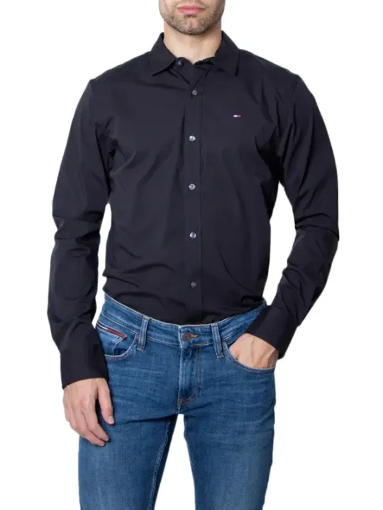 Tommy Hilfiger schwarzes Hemd Jeans