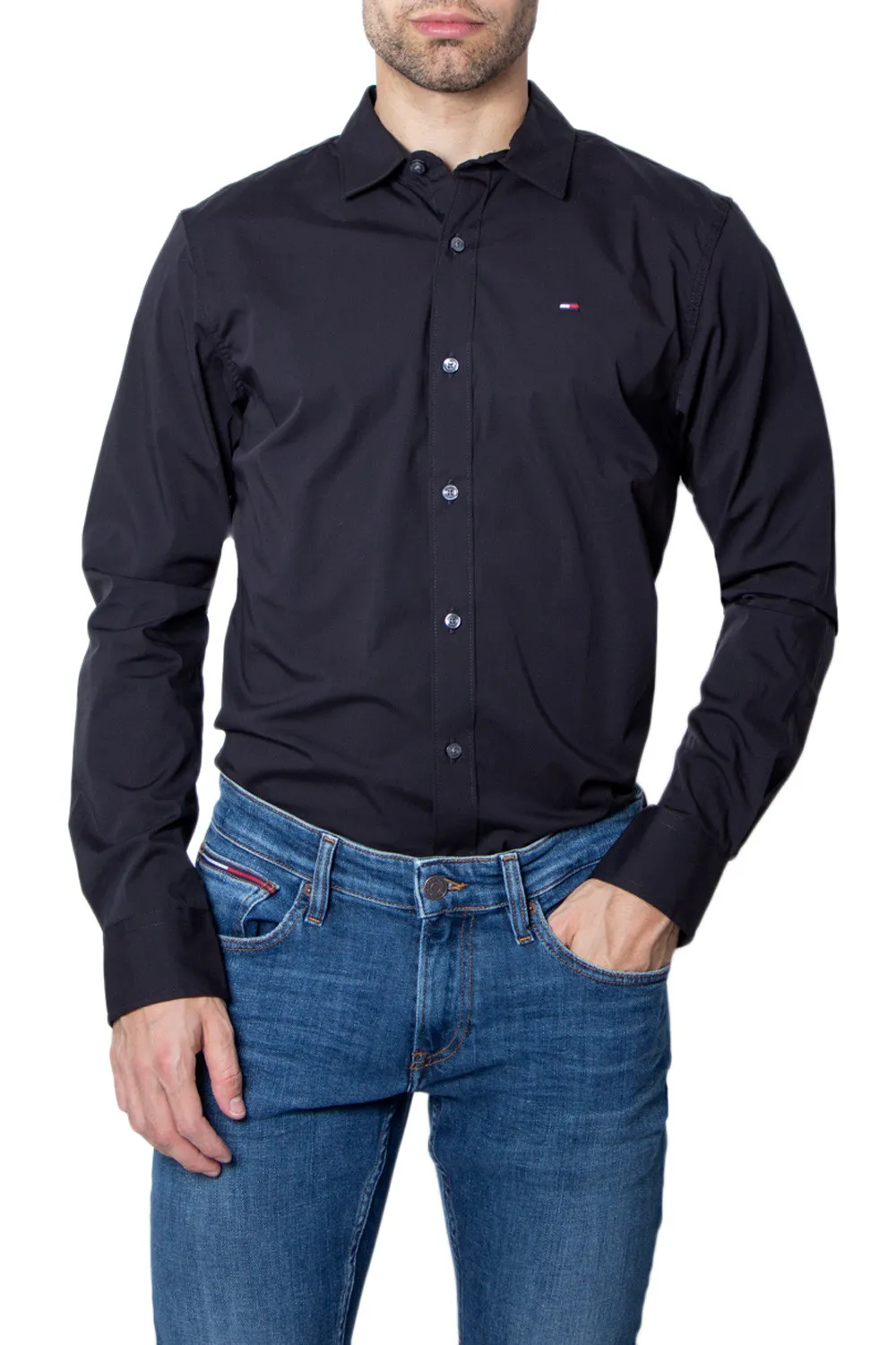 Herren Hemd Schwarz 142868