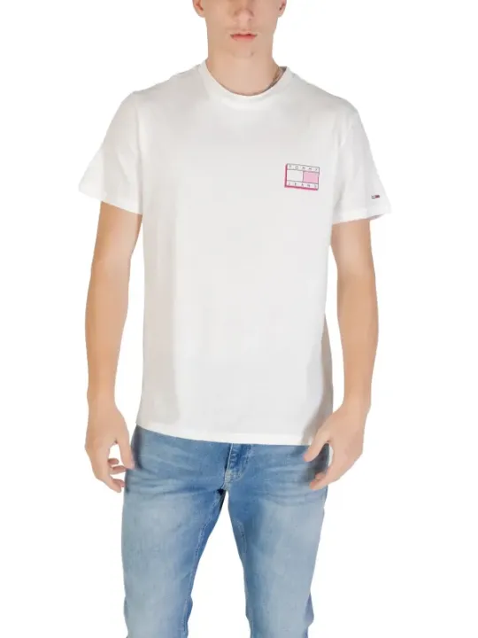 Tommy Hilfiger Jeans Herren T-Shirt Beige | online kaufen