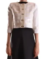 Elisabetta Franchi Kostümjacken Weiß | online kaufen