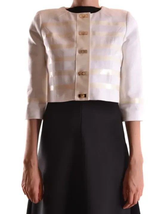 Elisabetta Franchi Kostümjacken Weiß | online kaufen