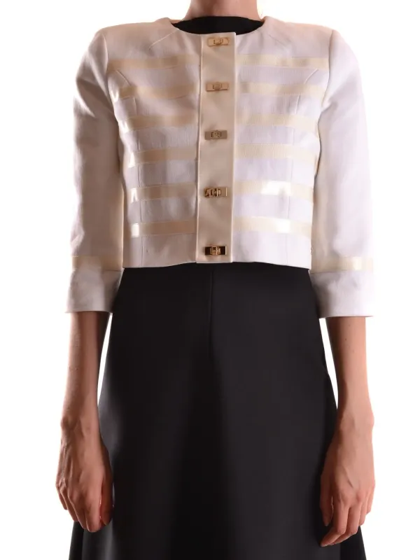 Elisabetta Franchi Kostümjacken Weiß | online kaufen