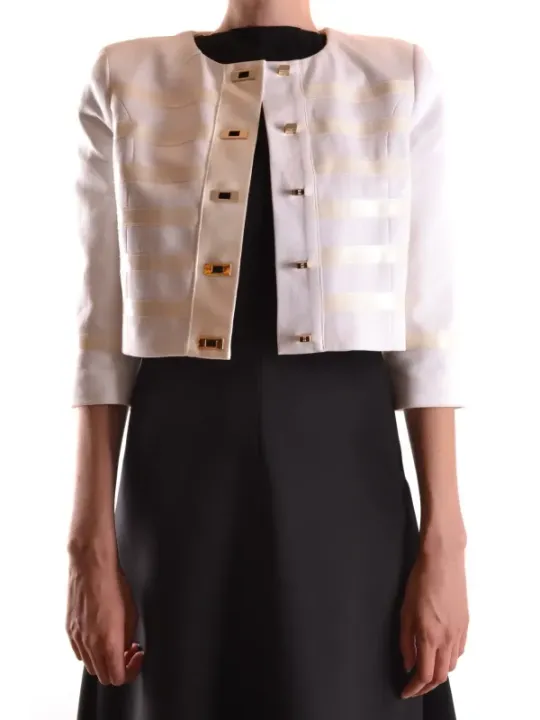 Elisabetta Franchi Kostümjacken Weiß | online kaufen