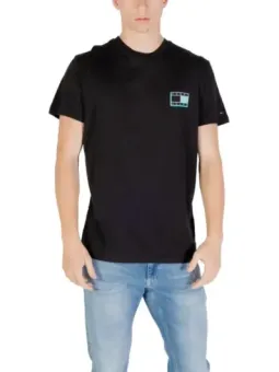 Tommy Hilfiger Herren T-Shirt Schwarz mieten - Flex-Fashion
