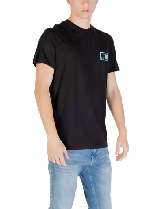 Tommy Hilfiger Jeans Herren T-Shirt Schwarz | online kaufen