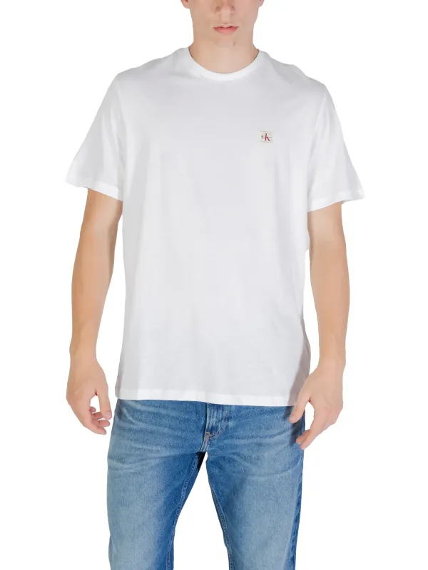 Calvin Klein Jeans Herren T-Shirt Weiß | online kaufen