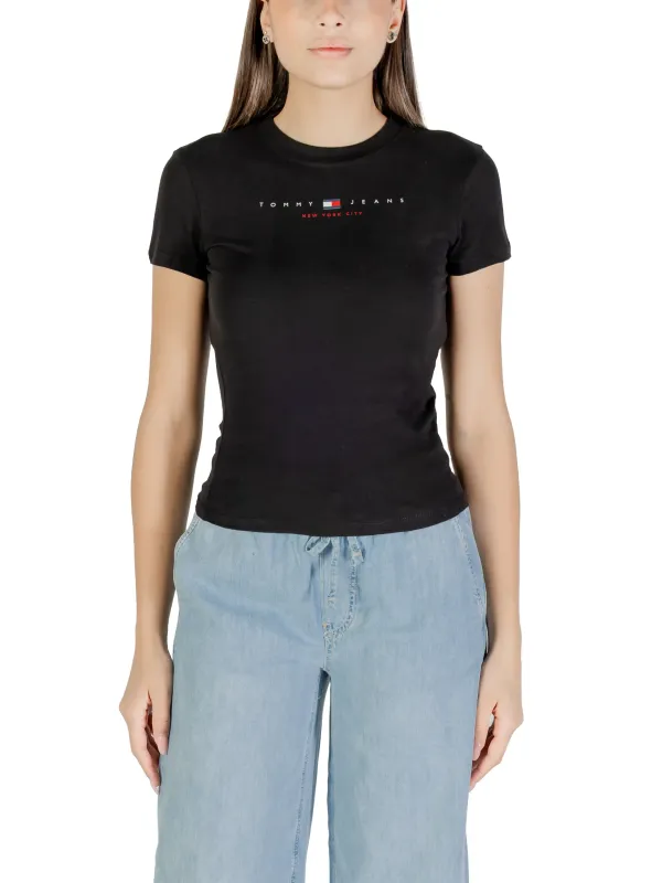 Tommy Hilfiger Jeans T-Shirt Schwarz | online kaufen