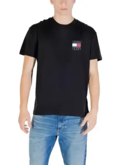 Tommy Hilfiger Herren T-Shirt Schwarz mieten - Flex-Fashion